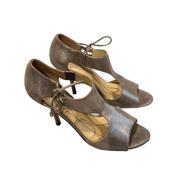 Kate Spade New York Cate Antracite Crinkle Leather Pumps, Sz 8 - Picture 7 of 15